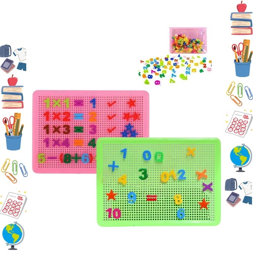 [PT26867] Tablero con fichas alfa numericas