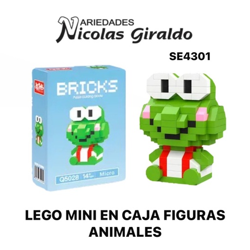 [SE4301] Lego mini en caja figuras animales 