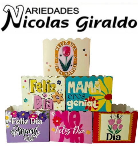 [12248] Caja ancheta crispetera mediana x12 