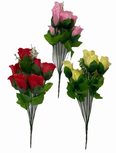 [PT19863] Flor ramo x7 rosas surtida