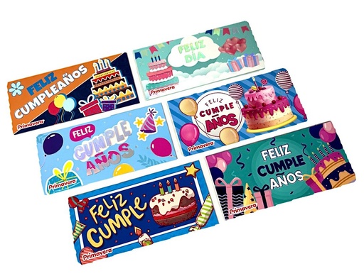 [82-513] Lluvia sobre primavera cumpleaños color x12