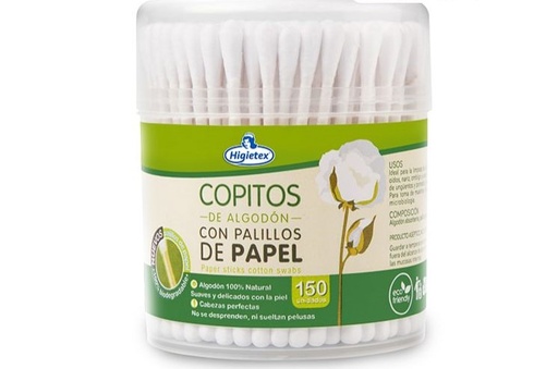[CPDLA-0150] Copito ecologico redondo mdno tarro x150 higietex