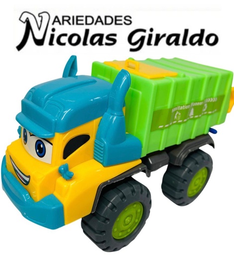 [CA1110] Carro constructor fino mediano basurero 
