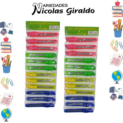 [PT27371] Bisturi pequeño sencillo tira x12 