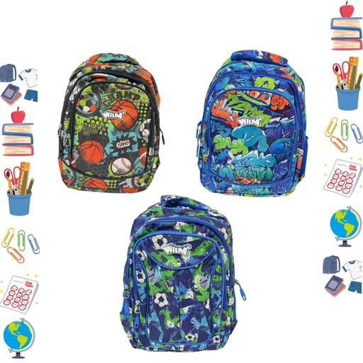 [JWMR-6] Morral wilpa pequeño estampado hombre #14.5  