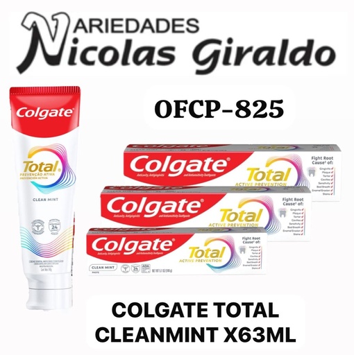 [OFCP-825] Colgate total cleanmint x63ml