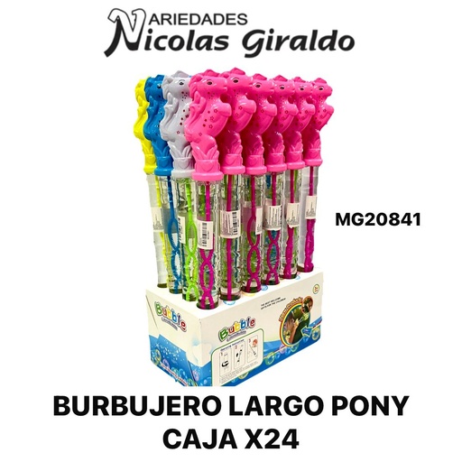 [MG20841] Burbujero largo Pony caja x24 