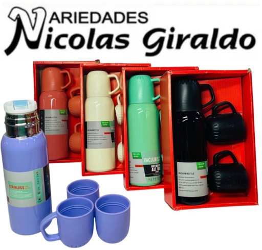 [PT27206] Termo metal fino con pocillos vacuum