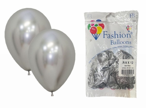 [842020] Bomba ballons r9x12 plata 