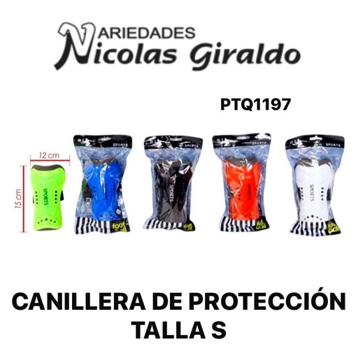[PTQ1197] Canillera de proteccion talla S