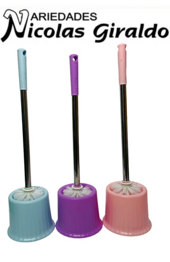 [PT24894] Escobillon baño plastico importado