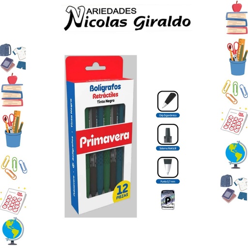 [4075-012] Lapicero primavera hombre x12  