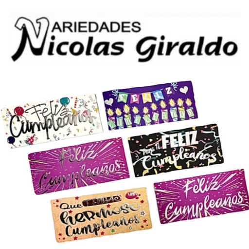 [118004] Lluvia sobre metalizada surtida cariñito