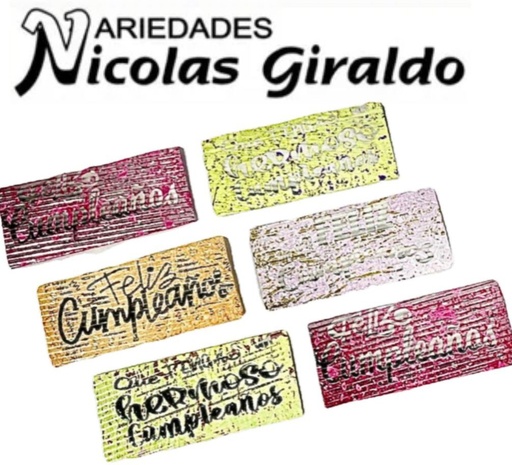 [118007] Lluvia sobre corrugada surtida cariñito