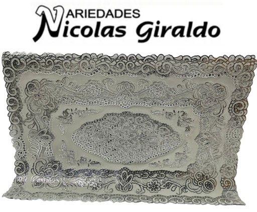 [PT15709] Individual plateado paquete x12  