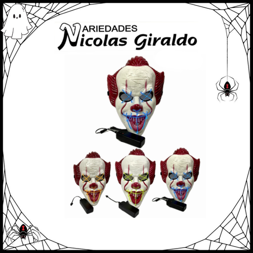 [DK194] @Mascara halloween payaso con luz