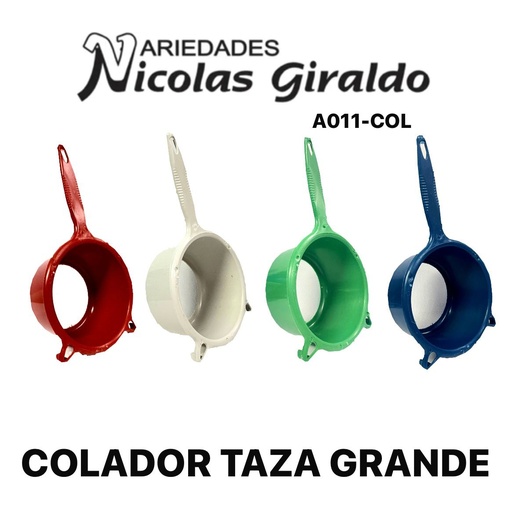 [A011] Colador taza grande