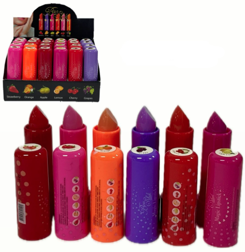 [BS4024] Labial magico bonshik frutas caja  x24