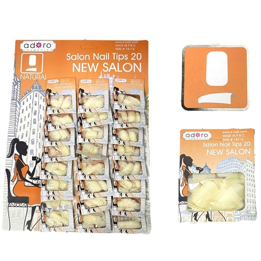 [15112] Uñas adoro NEW SALON x24 Carton 