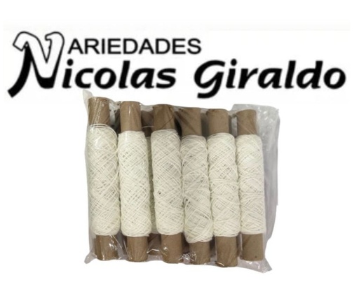 [H12T] Hilaza tubo pequeña x12 