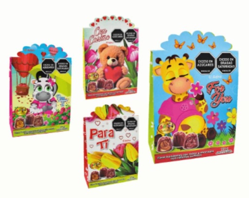 [E4819-CH] Chocolate adro estuche tulipan x77 gr