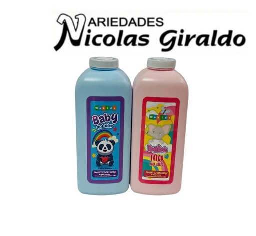 [TAL0002] Talco bebe wokids x623g grande 