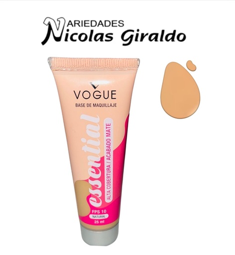 [H5623500] Base vogue esencial natural H5622900/23800 