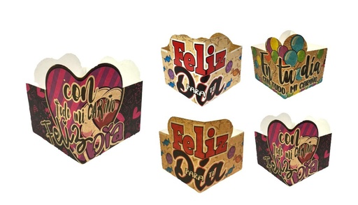 [141407] Caja ancheta cariñito relieve policromia x6