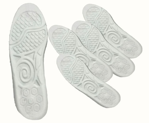 [P-57X6] Plantilla zapato silicona #39 PAQUETE X6      