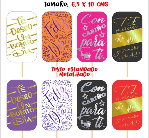 [111048] Pin piropos cariñitos x10 toda ocasion 