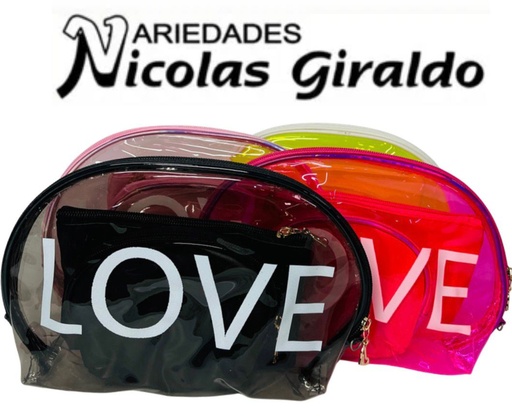 [WCB1833] Cosmetiquera dama x3