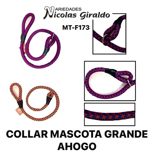 [MT-F173] Collar mascota grande ahogo