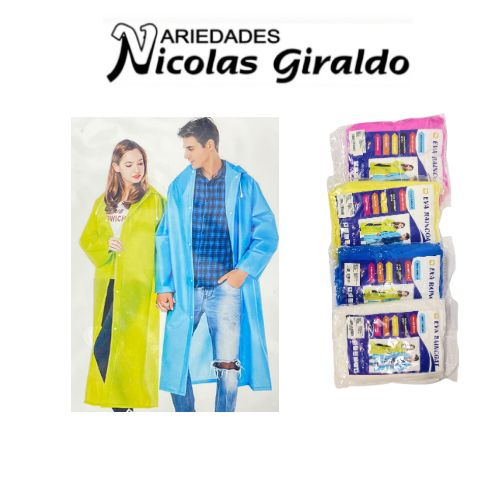 [TY818] (PTF-257)Capa impermeable adulto economica 