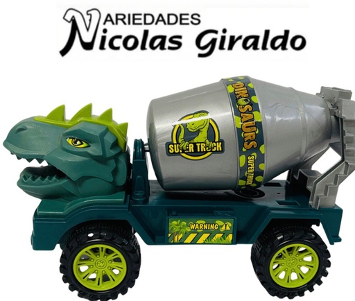 [CA453] Carro dinosaurio grande mezclador