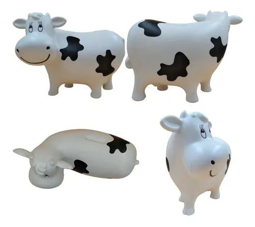 [DPQ-203] Alcancia plastica vaca mediana parada