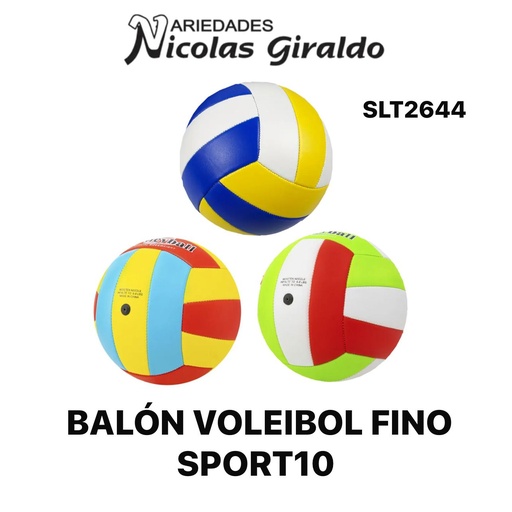 [SLT2644] Balon voleibol fino sport10