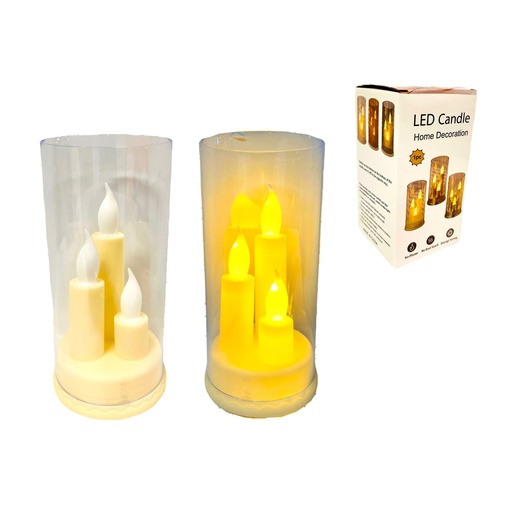 [SE3541] Vela pila x3 vaso pequeña