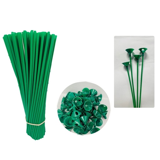 [PGLO-564C] Porta bomba x 100 sencillo verde oscuro