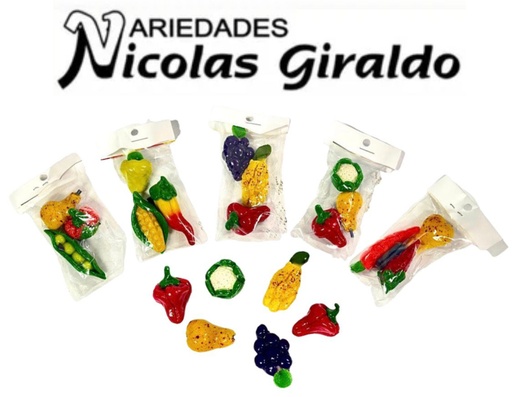 [FNI-015] Fruta nevera Iman x3 PQT x12