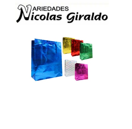 [CNG-022] Bolsa regalo tornasol grande 32x45 pqtx12