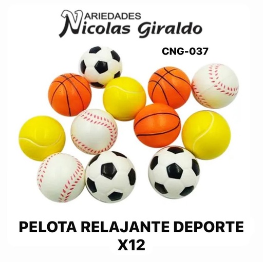 [CNG-037] Pelota relajante deporte x12 