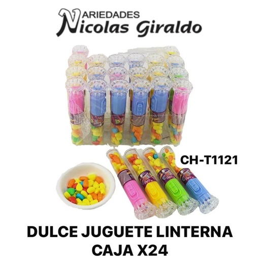 [CH-T1121] Dulce juguete linterna caja x24