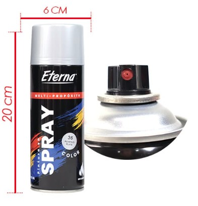 [ET1030] Pintura en aerosol 400ml aluminio plata 