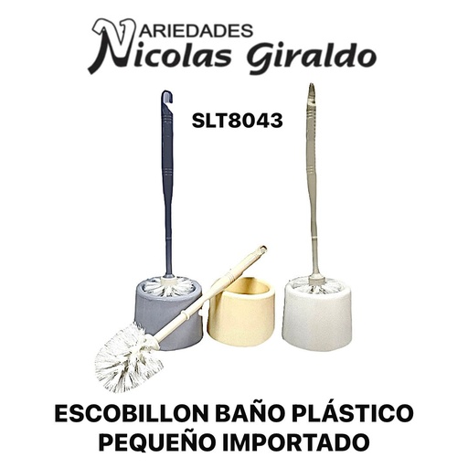 [SLT8043] Escobillon baño plastico pequeño importado
