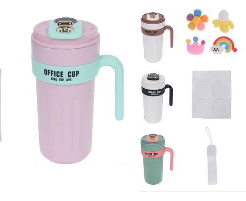 [SLT3683] Termo metal fino temperatura office cup 