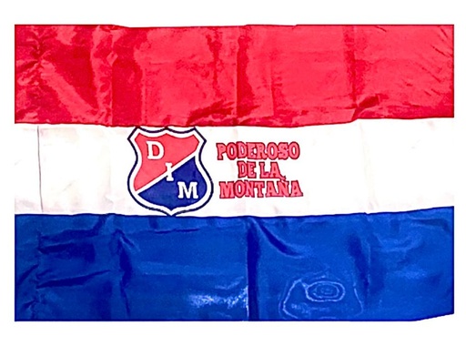 [BE-559-3] Bandera medellin pequeña con escudo 50x75 