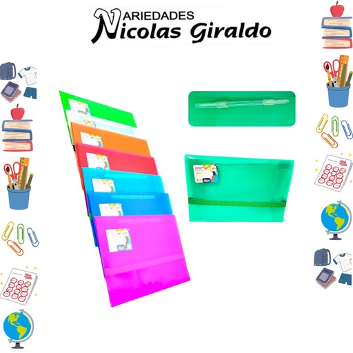 [ET652] Carpeta eterna plastica liga legajador oficio 