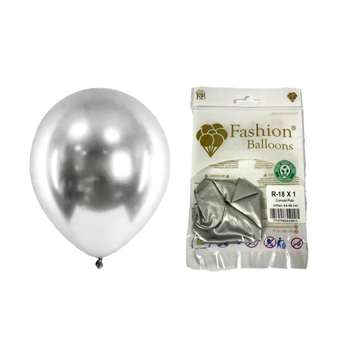 [840811] Bomba ballons r18x1 cromado plata