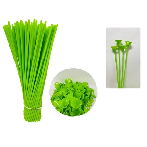 [PGLO-564C] Porta bomba x 100 sencillo verde claro 