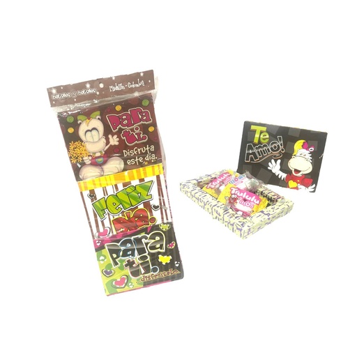 [CH163] (CH006)Detalle cariñito chocolate dulzura pqt x6 